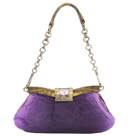 vintage satin prada shoulder bag|older purple Prada handbags pictures.